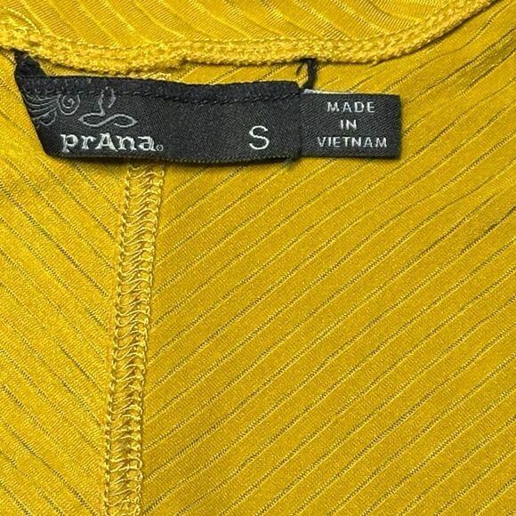 PRANA Women’s Yellow Sleeveless Eldora Reversible Tank Top Size Small - Picture 5 of 8